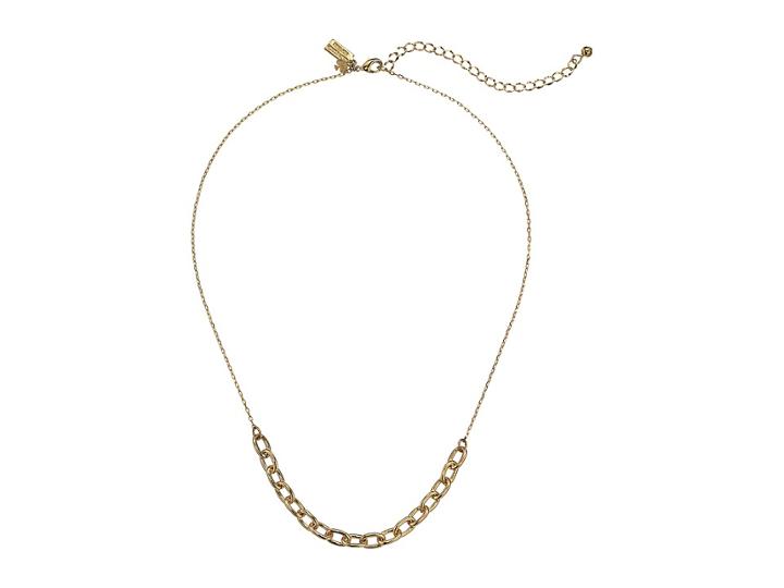 Kate Spade New York Chain Reaction Link Mini Necklace (gold) Necklace