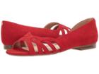 Circus By Sam Edelman Belinda (retro Red Microsuede) Women's Flat Shoes
