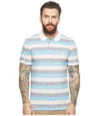 Original Penguin Stripe Polo (impatiens Pink) Men's Short Sleeve Pullover