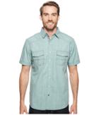 Ecoths Somersett Short Sleeve Shirt (wasabi) Men's Short Sleeve Button Up