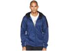 Adidas Team Issue Full Zip Fleece Hoodie (collegiate Navy Metallic) Men's Sweatshirt