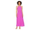American Rose Ingrid Spaghetti Strap Maxi Dress (magenta) Women's Dress
