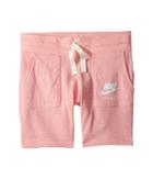 Nike Kids Sportswear Vintage Short (little Kids/big Kids) (bleached Coral/sail) Girl's Shorts
