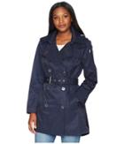 Tommy Hilfiger Belted Raincoat (navy) Women's Coat