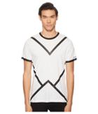 Versace Jeans Black Line Tee Shirt (white) Men's T Shirt