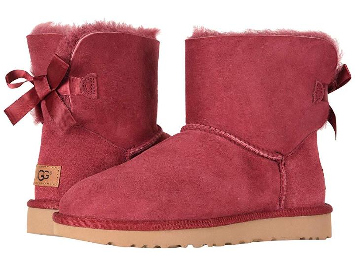 Ugg Mini Bailey Bow Ii (garnet) Women's Boots