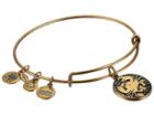 Alex And Ani Cancer Ii (rafaelian Gold Finish) Bracelet