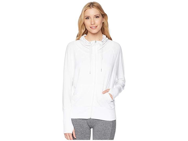 Jockey Active Motivation Jacket (pure White) Women's Coat