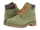 Timberland Kids 6 Premium Waterproof Boot Core (little Kid) (pesto Waterbuck) Boys Shoes