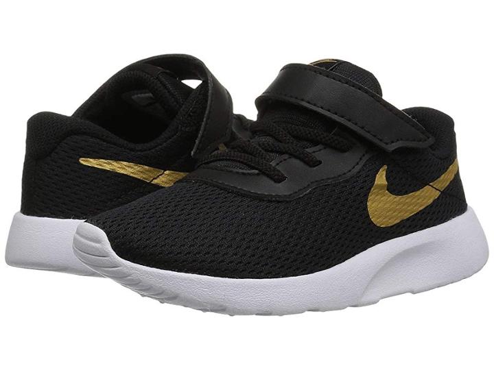 Nike Kids Tanjun (infant/toddler) (black/metallic Gold/white) Kids Shoes