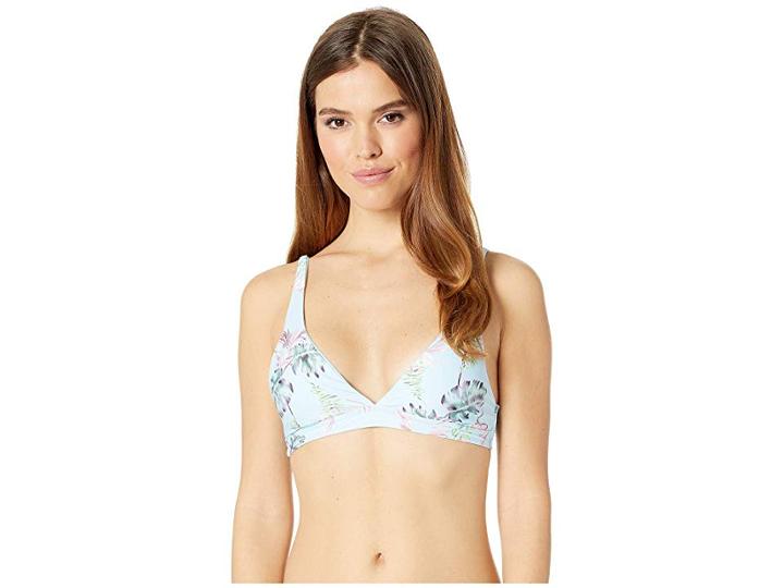 Onia Keira Top (sky Blue) Women's Swimwear