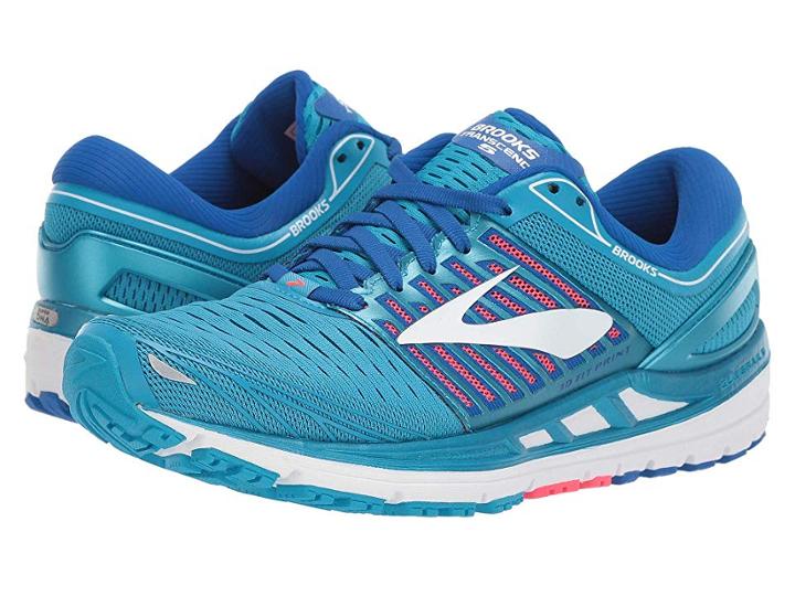 Brooks Transcend 5 (blue/pink/white) Women's Running Shoes