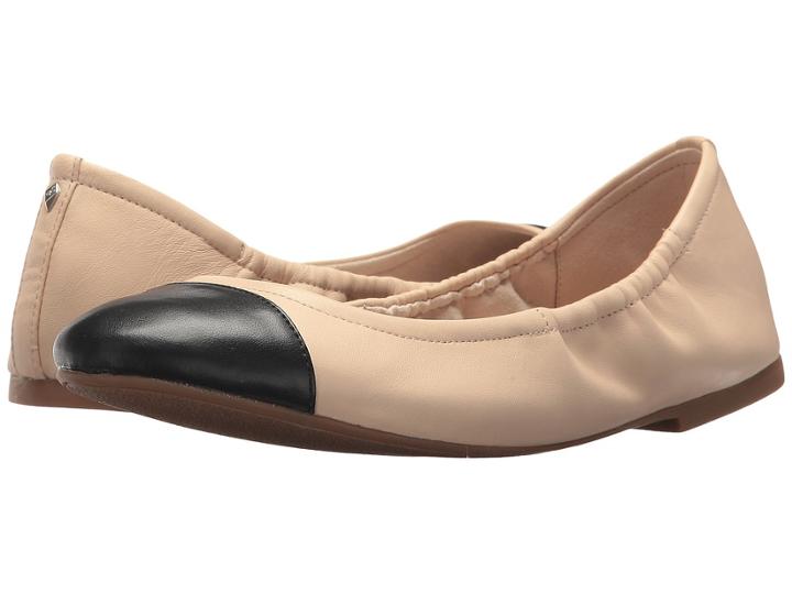 Sam Edelman Fraley (summer Sand/black Leather) Women's Shoes