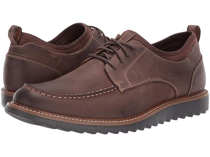Dockers Faraday (dark Brown Burnished Crazy Horse) Men's Lace Up Casual Shoes