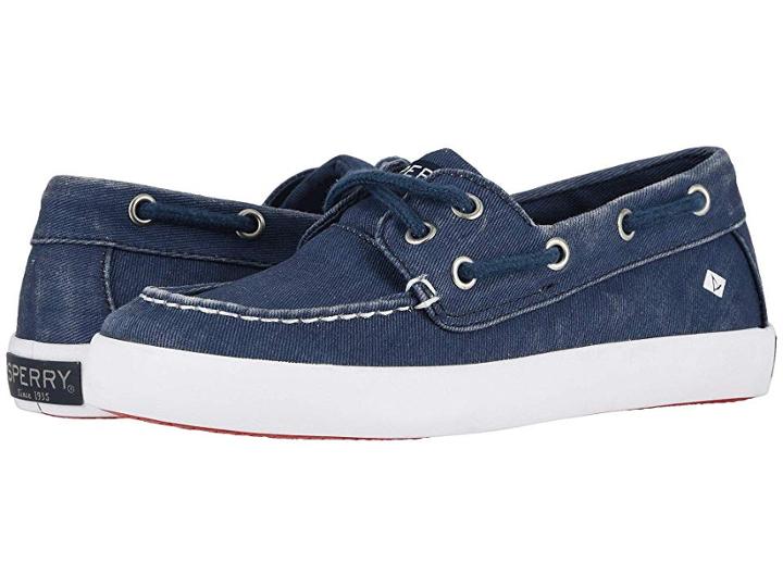 Sperry Kids Tuck (little Kid/big Kid) (saltwash Navy) Boy's Shoes