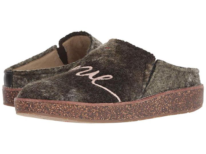 Ed Ellen Degeneres Tillie Slipper (washed Camo/black/salmon) Women's Slippers