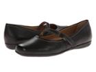 Trotters Simmy (black Veg Tumbled Leather) Women's Flat Shoes