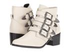 Steve Madden Billey Bootie (white Leather) Women's Boots