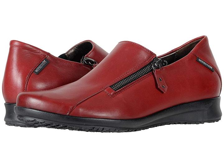 Mephisto Faye (oxblood Silk) Women's  Shoes