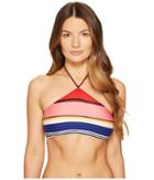 Kate Spade New York Miramar Beach #59 High Neck Bikini Top W/ Removable Soft Cups (multi) Women's Swimwear