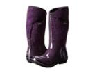 Bogs Plimsoll Quilted Floral Tall (plum) Women's Rain Boots