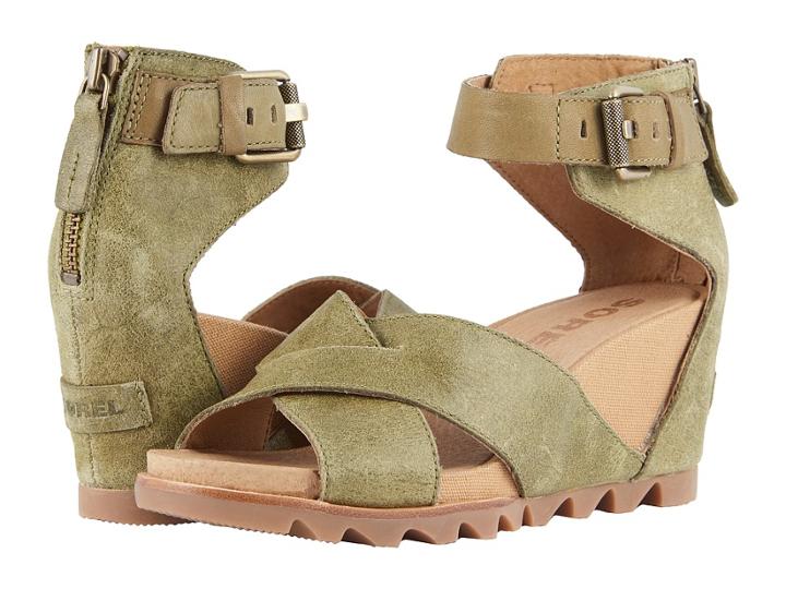 Sorel Joanie Sandal Ii (olive Drab) Women's Sandals