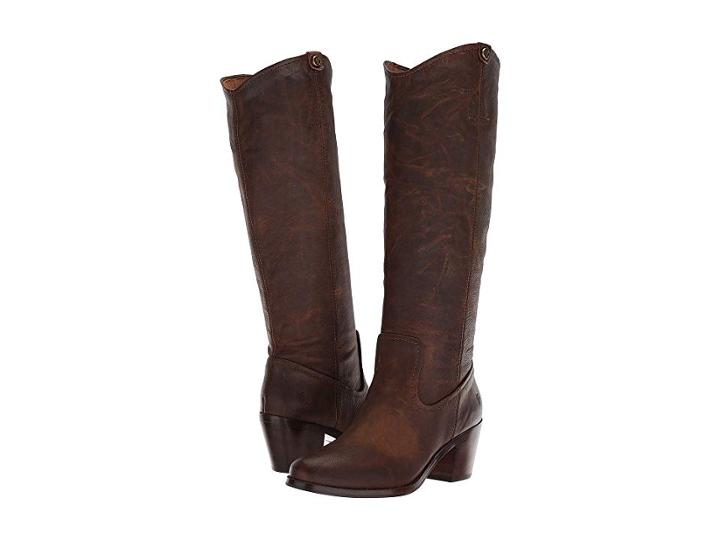 Frye Jolene Pull-on (brown Smooth Pull-up) Women's  Boots