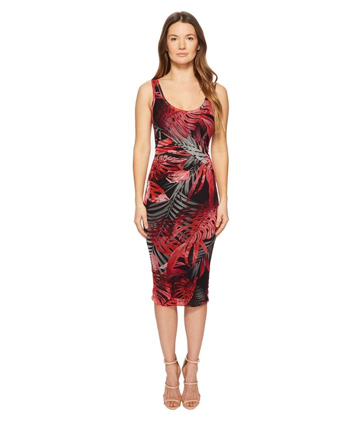 Fuzzi Fitted Tank Dress (nero) Women's Dress