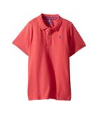 Joules Kids Pique Polo Shirt (toddler/little Kids/big Kids) (washed Pink) Boy's Clothing