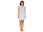 The North Face Short Sleeve Ez Tee Dress (gull Blue Heather) Women's Dress