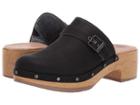 Dr. Scholl's Throwback Clog (black Smooth) Women's Clog/mule Shoes