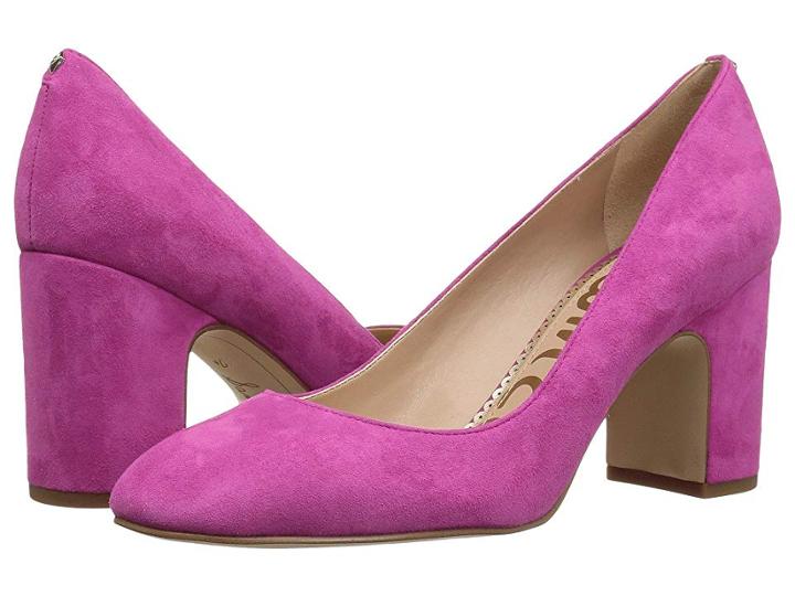 Sam Edelman Junie (retro Pink Kid Suede Leather) Women's Shoes