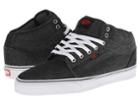 Vans Chukka Mid Top (chambray Black) Men's Skate Shoes