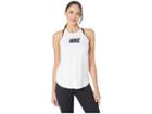 Nike Training Elastika Sport Distort Graphic Tank (white/black) Women's Clothing