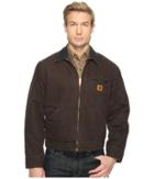 Carhartt Sandstone Detroit Jacket (dark Brown) Men's Jacket