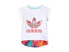 Adidas Originals Kids Floral Graphic Tee (infant/toddler) (white/multicolor) Boy's T Shirt