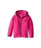 Puma Kids Solid Polar Fleece Zip Front Hoodie (little Kids) (pink Glo) Girl's Sweatshirt