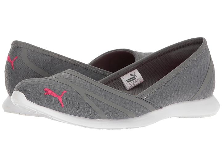 Puma Vega Ballet Flume (quiet Shade/sparkling Cosmo) Women's Shoes