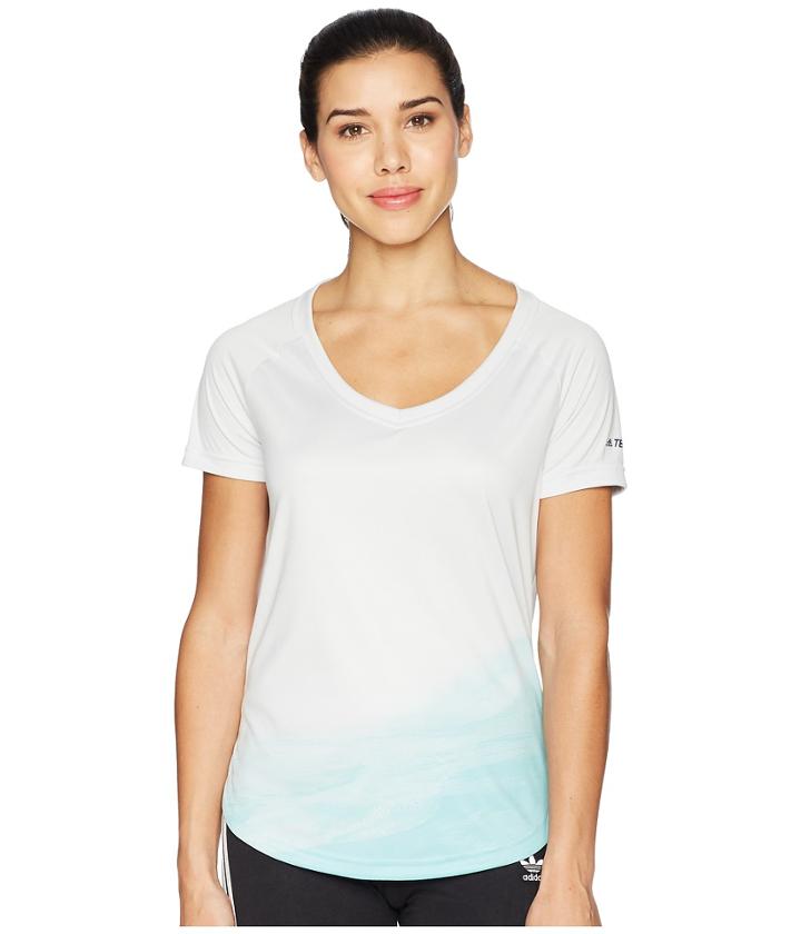 Adidas Outdoor Ampli Parley Tee 3 (grey One) Women's T Shirt