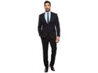 Kenneth Cole Reaction Unlisted Slim Fit Stretch 32 Finished Bottom Suit (navy) Men's Suits Sets