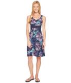 The North Face Getaway Dress (cosmic Blue Large Floral Print) Women's Dress