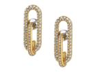 Michael Kors Iconic Pave Link Earrings (gold) Earring