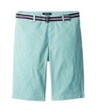 Polo Ralph Lauren Kids Slim Fit Belted Stretch Shorts (big Kids) (parakeet) Boy's Shorts