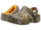 Crocs Kids Winter Realtree Edge Clog (toddler/little Kid) (chocolate/orange) Kids Shoes