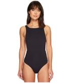 Roxy Softly Love Solid One-piece Swimsuit (anthracite) Women's Swimsuits One Piece