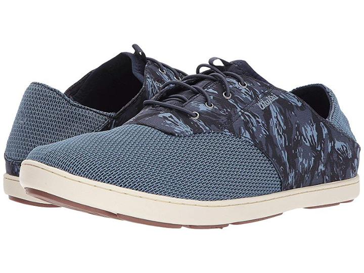 Olukai Nohea Moku (trench Blue/dive Camo) Men's Shoes