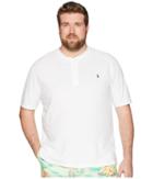Polo Ralph Lauren Big Tall Featherweight Mesh Short Sleeve Knit (white) Men's Clothing