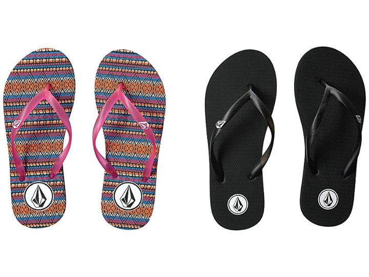 Volcom Kids Rocking Sandal 2-pack (little Kid/big Kid) (black/white/firecracker) Girls Shoes