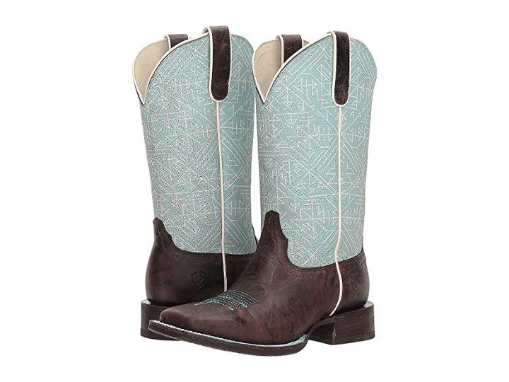 Ariat Circuit Savanna (chief Chocolate/blue Tribal Print) Cowboy Boots