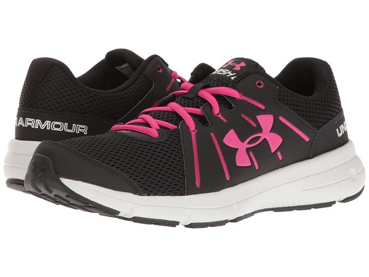 Under Armour Ua Dash Rn 2 (black/glacier Gray/tropic Pink) Women's Running Shoes